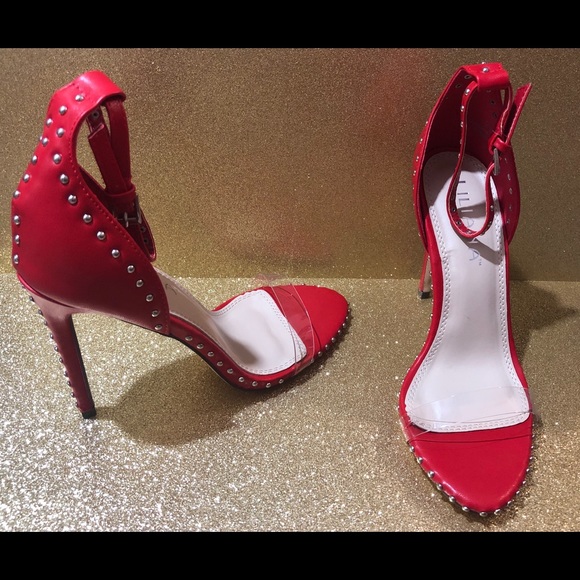 Liliana Shoes - Brand new with box red heels with studded lining❤️